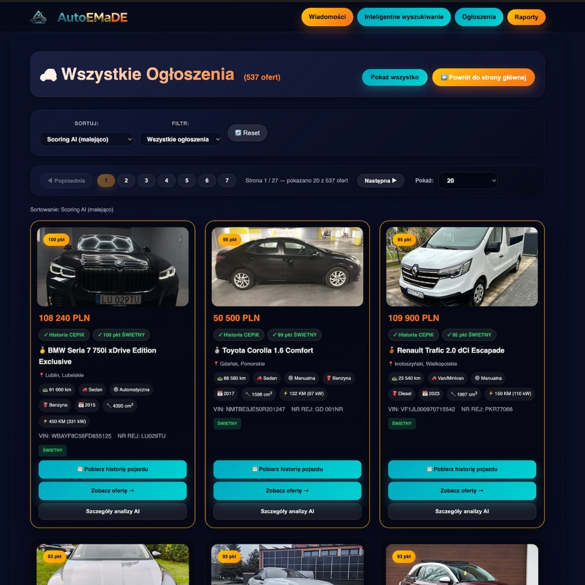 AutoEMaDE – widok 2